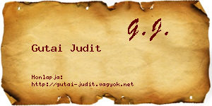 Gutai Judit névjegykártya